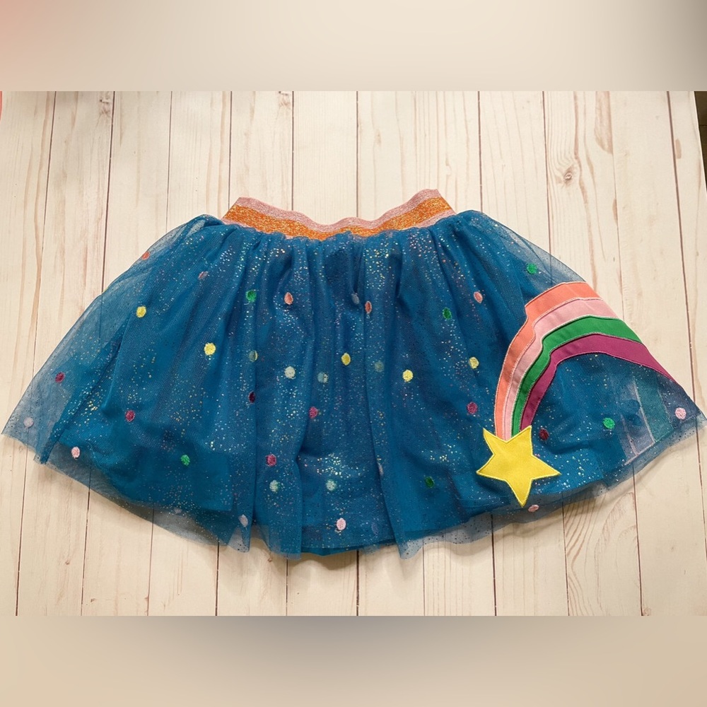 New Hanna Andersson Shooting Star Sparkle Skirt